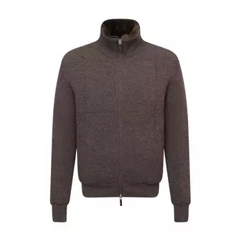 Кашемировый бомбер с меховой подкладкой Svevo