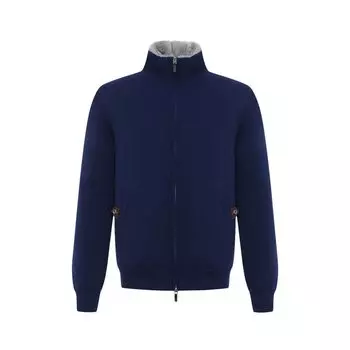 Кашемировый бомбер с меховой подкладкой Svevo