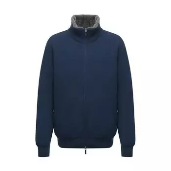 Кашемировый бомбер с меховой подкладкой Svevo