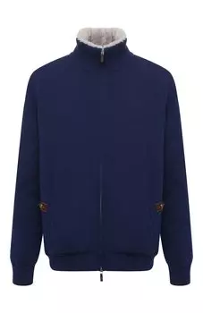 Кашемировый бомбер с подкладкой из меха бобра Svevo