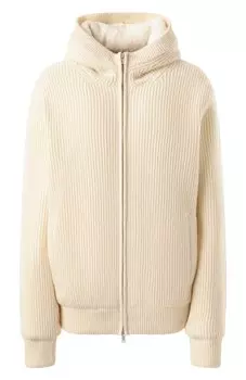 Кашемировый бомбер с подкладкой из меха норки MVST