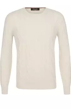 Кашемировый джемпер фактурной вязки Loro Piana
