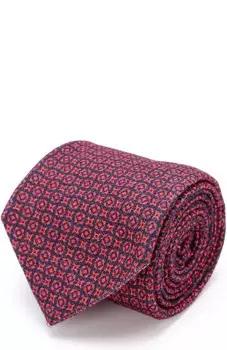 Кашемировый галстук с узором Kiton