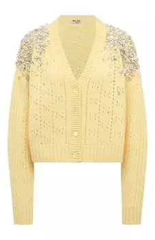 Кашемировый кардиган Miu Miu