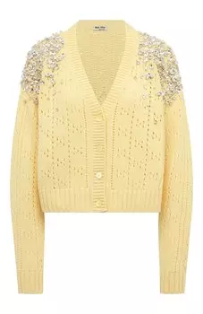 Кашемировый кардиган Miu Miu