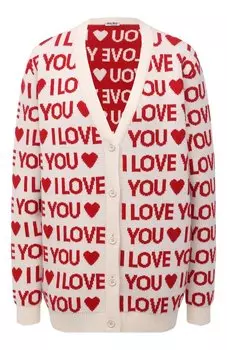 Кашемировый кардиган Miu Miu