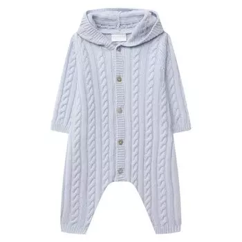 Кашемировый комбинезон с капюшоном La Perla