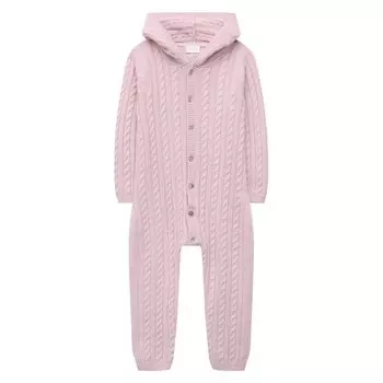 Кашемировый комбинезон с капюшоном La Perla