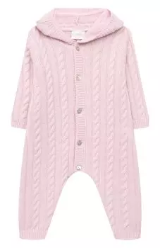 Кашемировый комбинезон с капюшоном La Perla