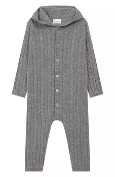 Кашемировый комбинезон с капюшоном La Perla