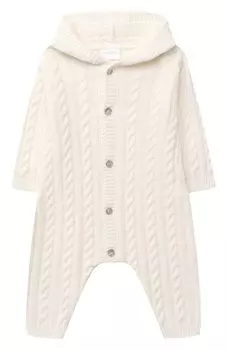 Кашемировый комбинезон с капюшоном La Perla