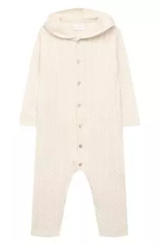 Кашемировый комбинезон с капюшоном La Perla