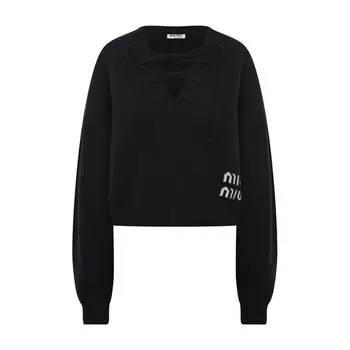 Кашемировый пуловер Miu Miu