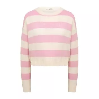 Кашемировый пуловер Miu Miu