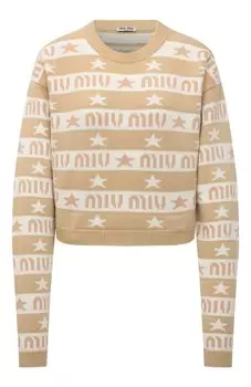 Кашемировый пуловер Miu Miu