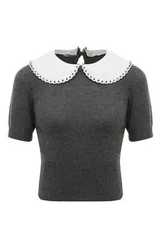 Кашемировый пуловер Miu Miu