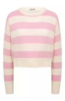 Кашемировый пуловер Miu Miu