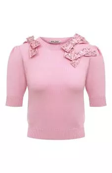 Кашемировый пуловер Miu Miu