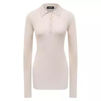 Кашемировый пуловер-поло MUST