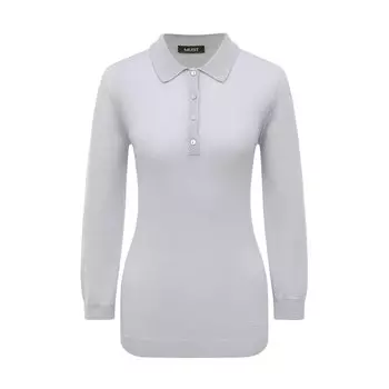 Кашемировый пуловер-поло MUST