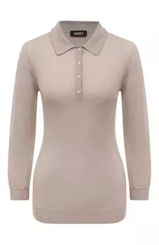 Кашемировый пуловер-поло MUST