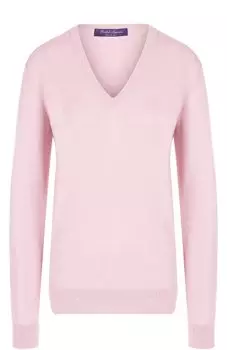 Кашемировый пуловер с V-образным вырезом Ralph Lauren