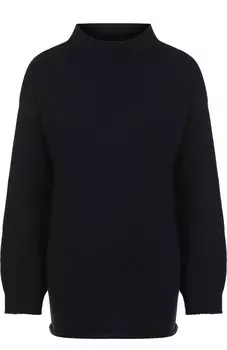 Кашемировый пуловер с воротником-стойкой Giorgio Armani