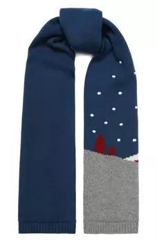Кашемировый шарф Snowy Land Loro Piana