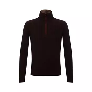 Кашемировый свитер с меховой отделкой Loro Piana