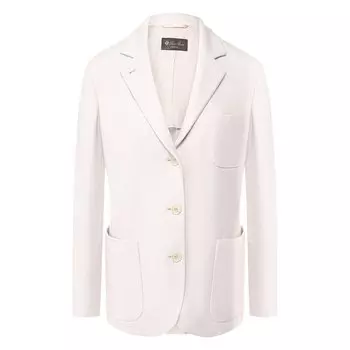 Кашемировый жакет с накладными карманами Loro Piana