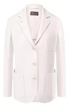 Кашемировый жакет с накладными карманами Loro Piana