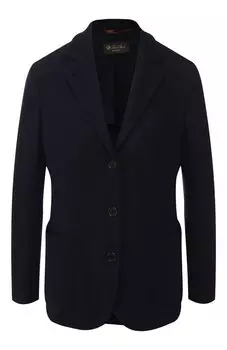 Кашемировый жакет с накладными карманами Loro Piana