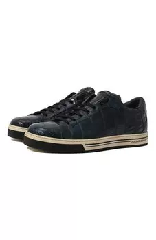 Кеды из кожи крокодила Dolce & Gabbana
