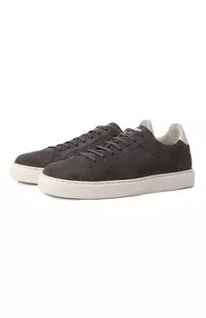 Кеды из нубука Brunello Cucinelli