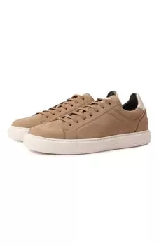 Кеды из нубука Brunello Cucinelli
