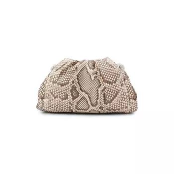 Клатч Pouch small из кожи питона Bottega Veneta