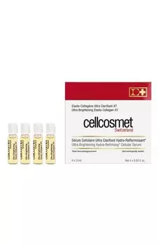 Клеточная сыворотка с эласто-коллагеном "Ультраяркий тон" (4x1,5ml) Cellcosmet and Cellmen