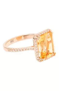 Кольцо-багет с цитрином Secrets jewelry