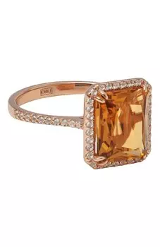 Кольцо-багет с цитрином Secrets jewelry
