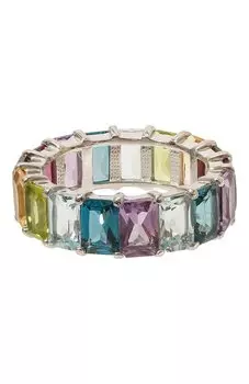 Кольцо-радуга из камней Secrets jewelry