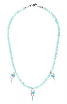 Колье Ocean cross Bluejay