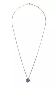 Колье с чароитом в бриллиантовой огранке Moonka