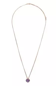 Колье с чароитом в бриллиантовой огранке Moonka