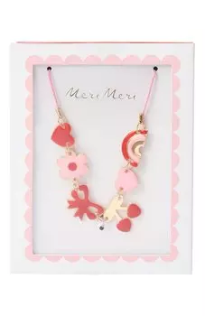 Колье Сердца и Вишни Meri Meri