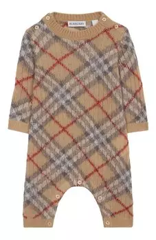 Комбинезон из шерсти и шелка Burberry