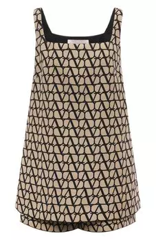 Комбинезон из шерсти и шелка Valentino