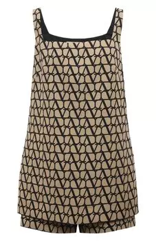 Комбинезон из шерсти и шелка Valentino