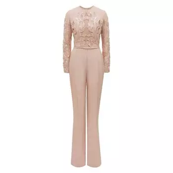 Комбинезон с отделкой пайетками и бисером Elie Saab