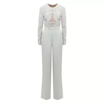Комбинезон с отделкой пайетками и бисером Elie Saab