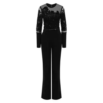 Комбинезон с отделкой пайетками и бисером Elie Saab